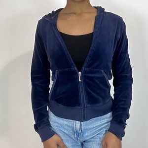 Juicy couture navy blue tracksuit top
